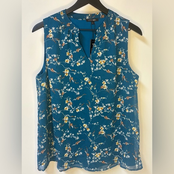 Papermoon Tops - Papermoon Teal Floral Blouse -NWT